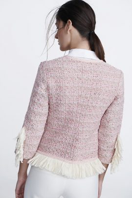 Pink Tweeted Jacket Greta