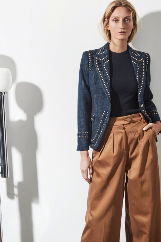 Denim Blazer Rock Star