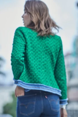 Mencia Green Tweed Jacket | The Extreme Collection USA