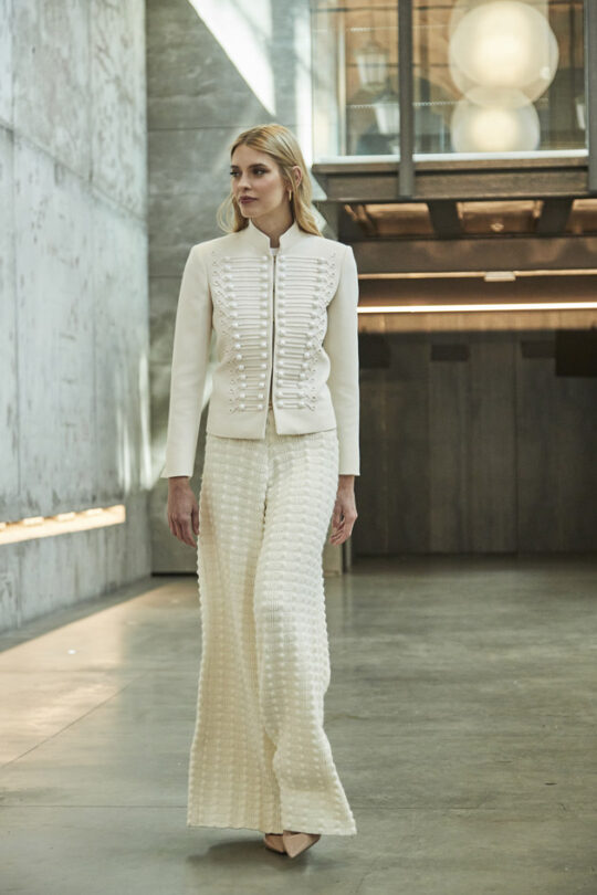Blazer Soutage Cream Gautier