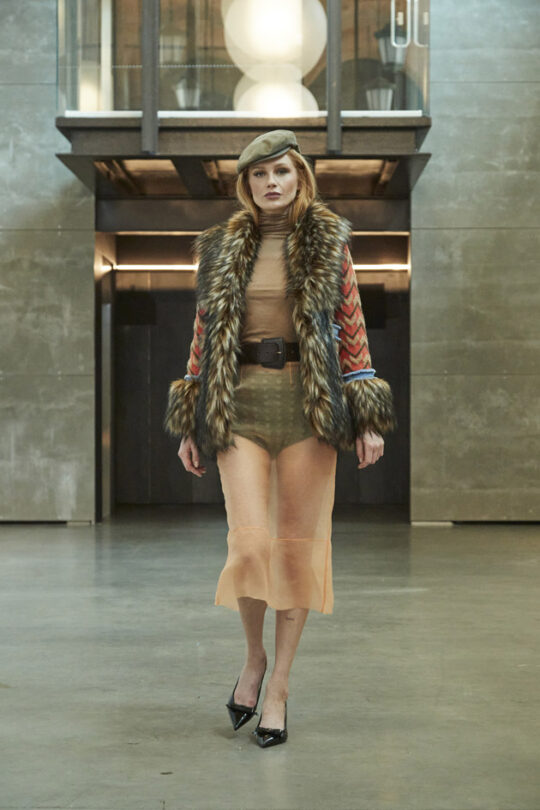 Short Alpaca and Merino Coat Patrice