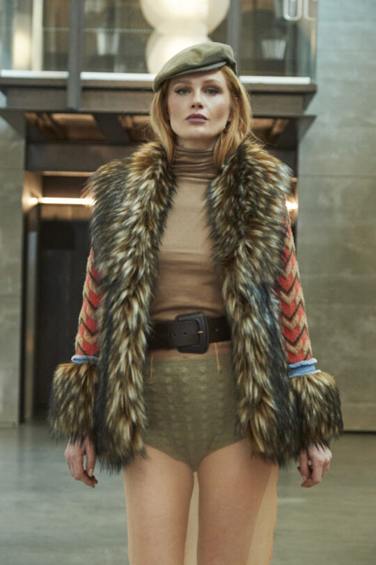 Short Alpaca and Merino Coat Patrice