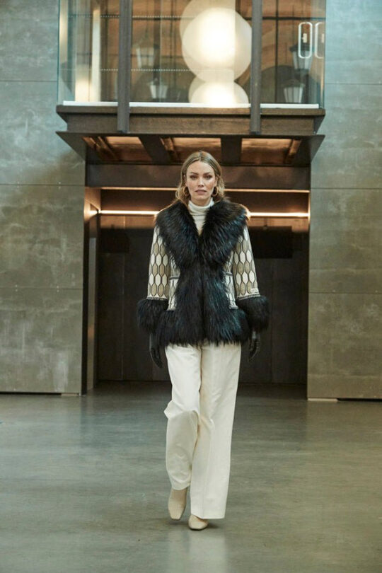 Short Alpaca and Merino Coat Dominique