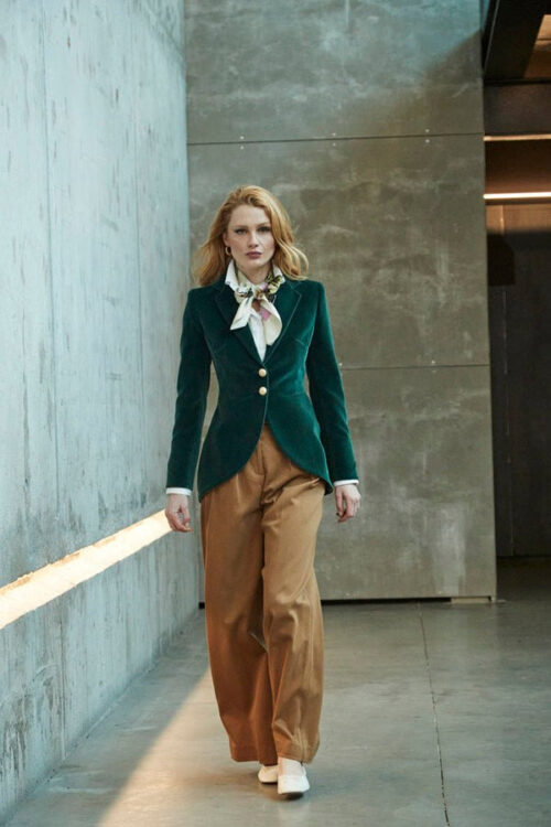 Pierre Velvet Green Blazer | The Extreme Collection USA