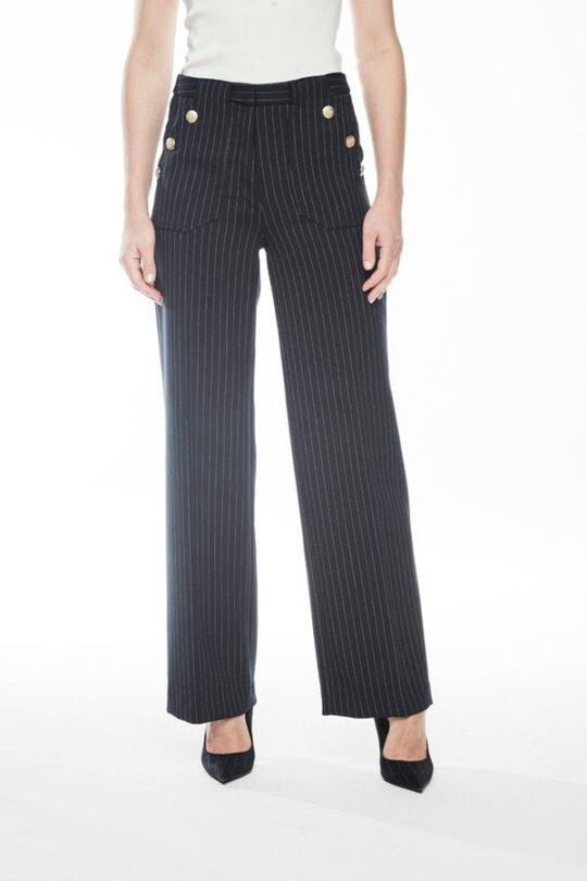 Atelier Navy Diplomatic Stripe Pants