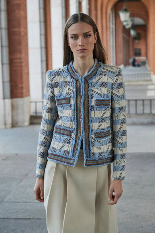 Marquette Jacquard Knit Jacket