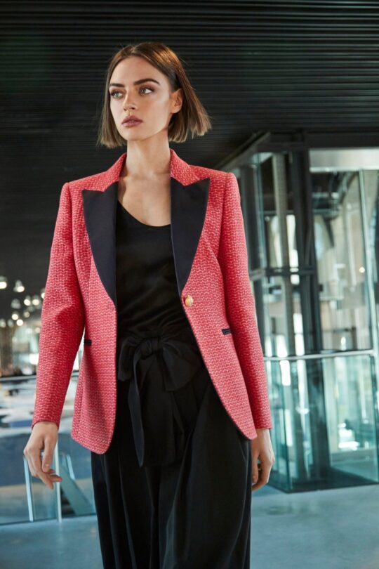 Blazer Solapa Satinada Vicenza