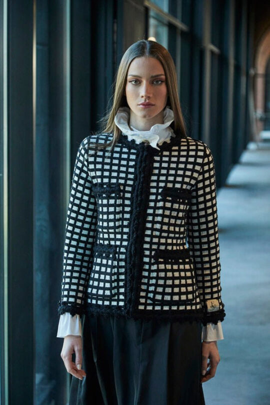 Yves Two-Tone Checked Jacket