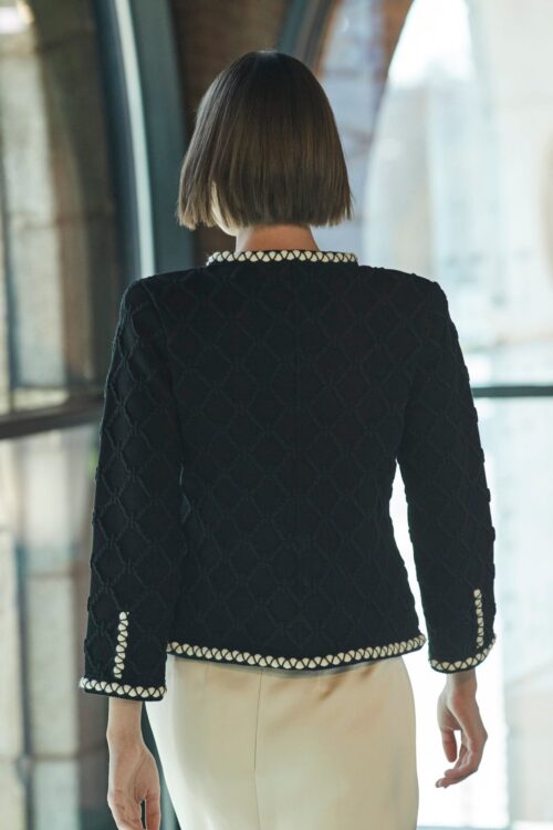 Gaja Black Tweed Jacket | The Extreme Collection USA