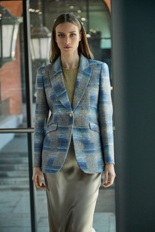 Renzo Multicolor Check Blazer