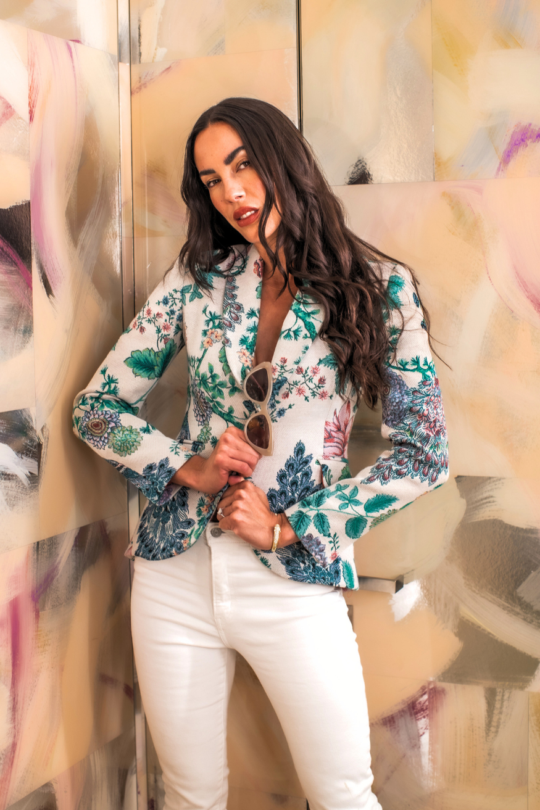 Allegra Floral Blazer