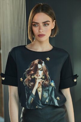 Lola Black T-Shirt