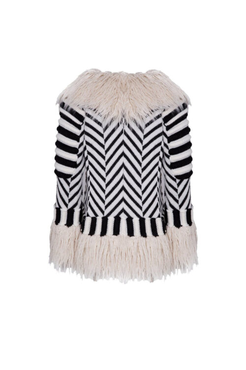 elu. エル　Ragdoll short coat / Ivory コート CLANE(クラネ)｜CURL FUR SHORT COAT / コート/IVORY の通販｜ELLESHOP