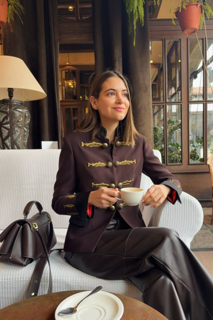 Blazer Militar Nuvola Cacao