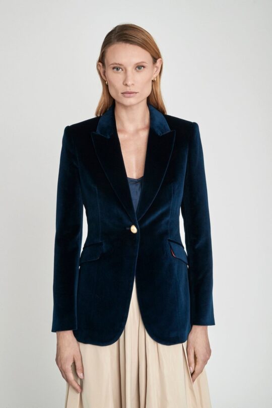 Sapphire Blazer Paris Velvet