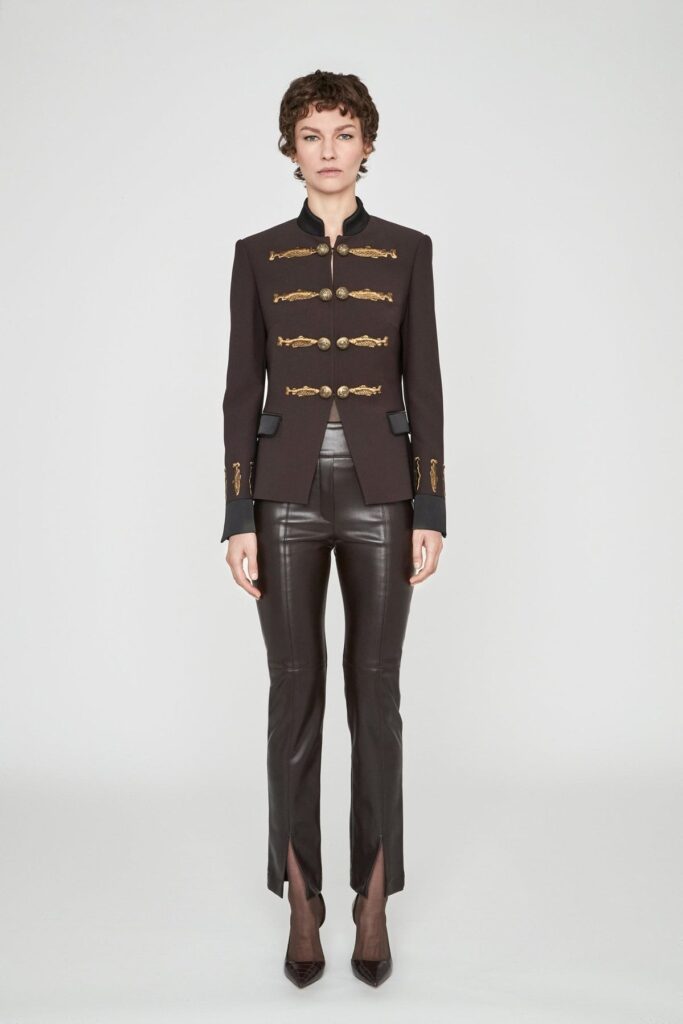 Nuvola Cocoa Military Blazer