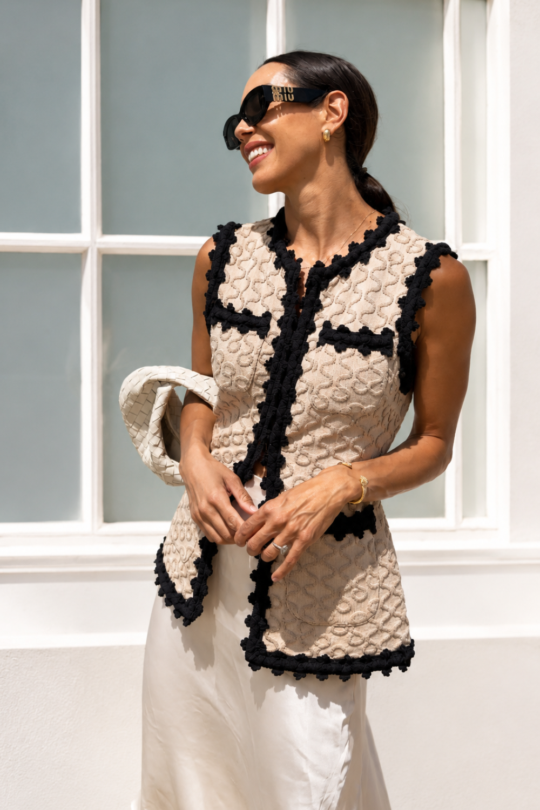 Tristan Structured Knit Vest - Limited Edition