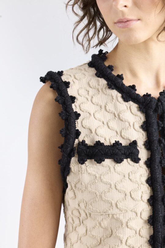 Tristan Structured Knit Waistcoat - Limited Edition