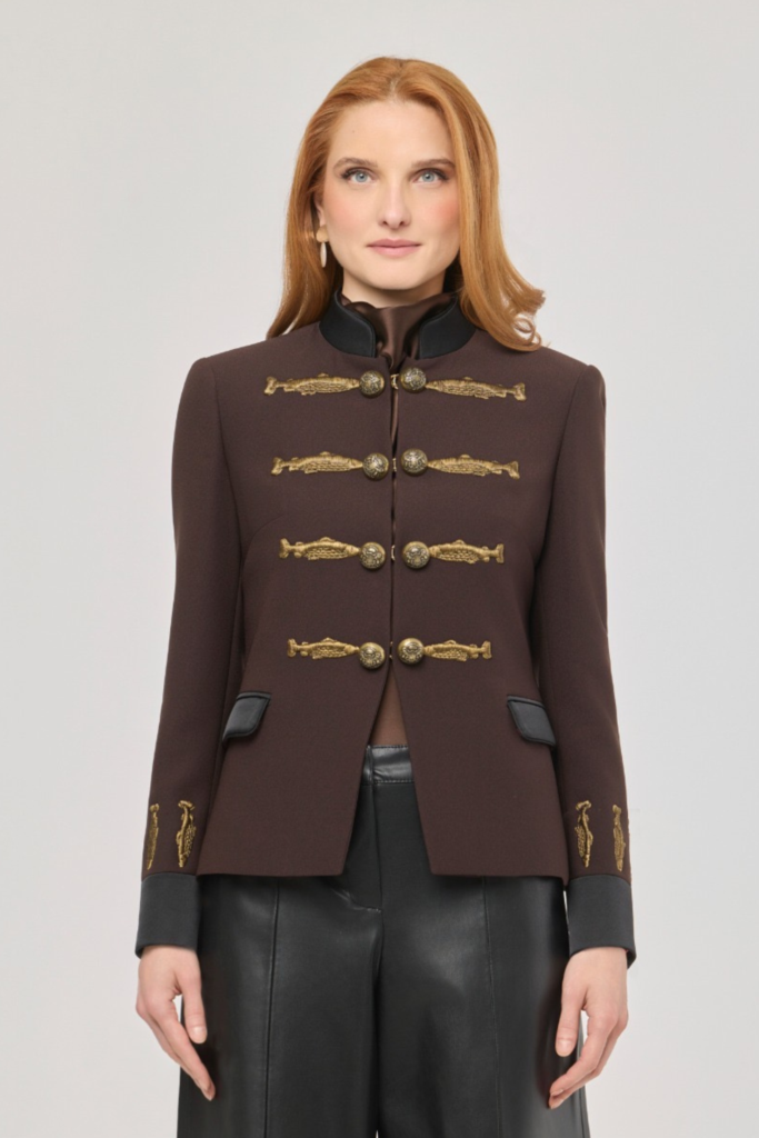 Nuvola Cocoa Military Blazer