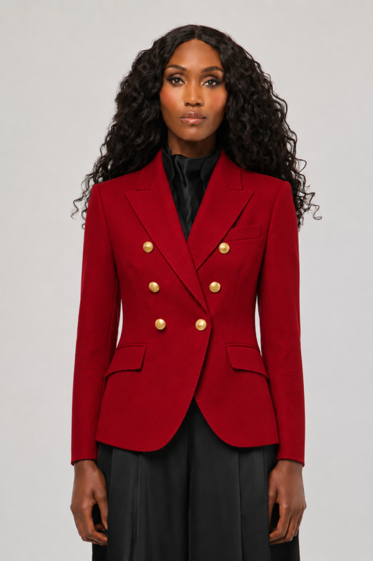 Garcia Vintage 02 Red Double-Breasted Blazer - Limited Edition