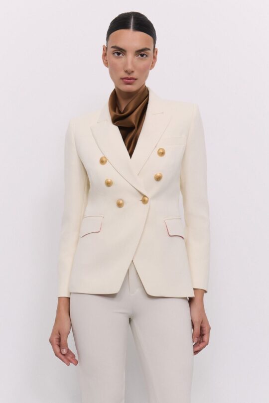Blazer Garcia Vintage 02 Blanco Cruzado
