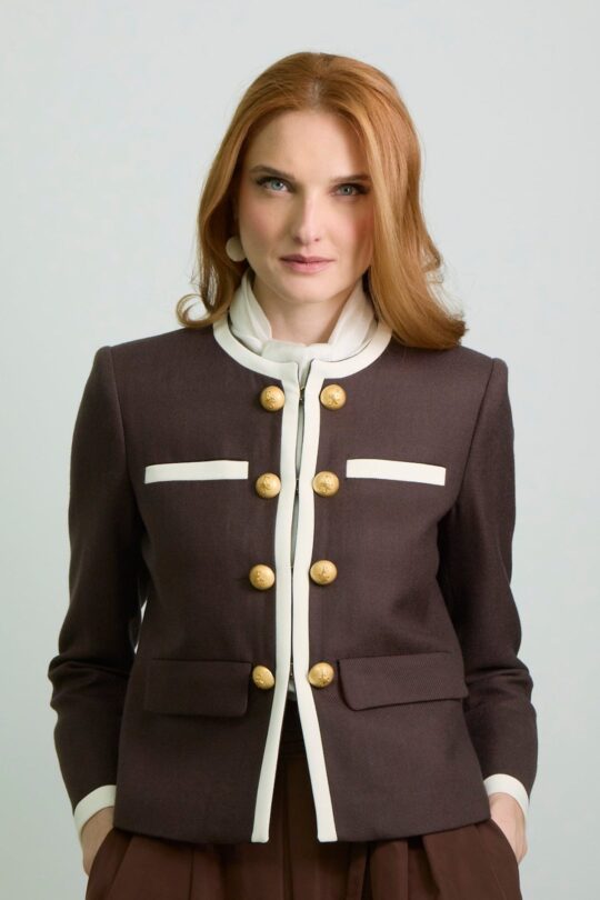 Talulla Brown Wool Blazer - Limited Edition